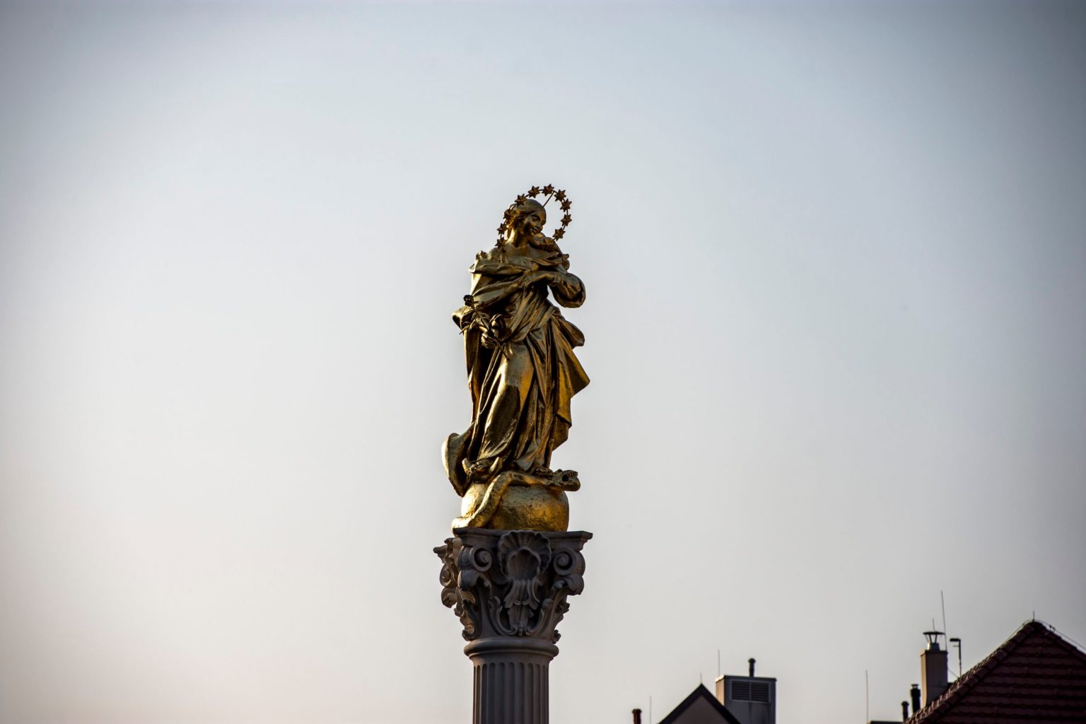 Maribor plague column zoomed in